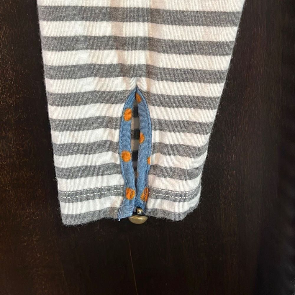 Matilda Jane From Within Striped Long Sleeve Keyhole Size Medium - Picture 5 of 7